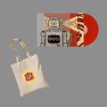 MÁS ALLÁ VINILO ROJO + TOTEBAG
