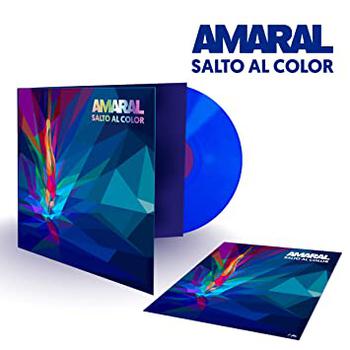 Salto Al Color Vinilo de Color Azul
