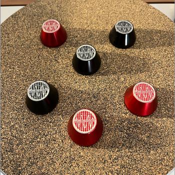 Adaptador de Aluminio Anonizado en Negro/rojo