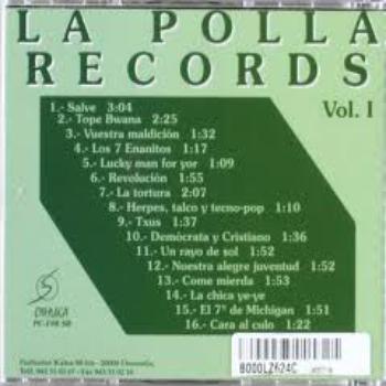 LA POLLA RECORDS: Vol. 1. Oferta disponible: - Discos Marcapasos - Tienda  de discos en Granada